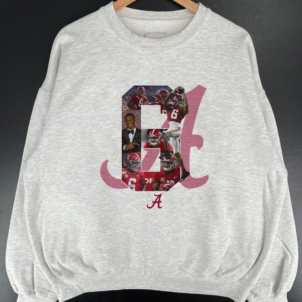 Ala bama Crimson Tide 6 Devonta Smith Shirt sweatshirt retro tee